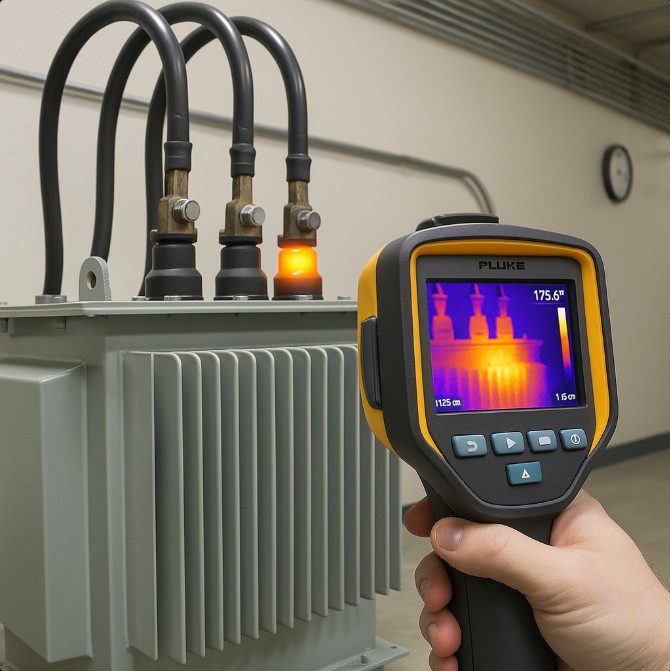 Thermal inspection of switchgear and electrical connections in Ontario
